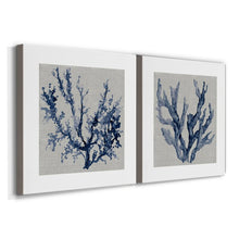 Load image into Gallery viewer, 16&quot; H x 32&quot; W x 1&quot; D Linen Sea Coral III - 2 Piece Wrapped Canvas Print Set
