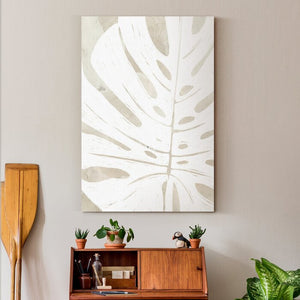 27" H x 18" W x 1" D Linen Tropical Silhouette I - Wrapped Canvas Print