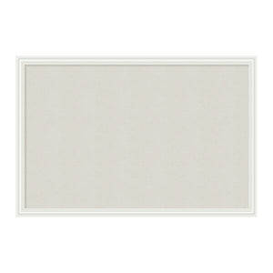 21.9" x 2.17" x 32.6" Linen Wall Mounted Bulletin Board