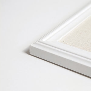 21.9" x 2.17" x 32.6" Linen Wall Mounted Bulletin Board
