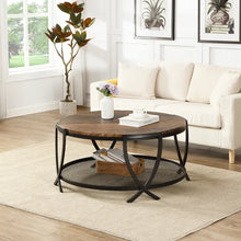 Load image into Gallery viewer, Lipinski Cross Legs Coffee Table with Storage
