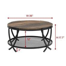 Load image into Gallery viewer, Lipinski Cross Legs Coffee Table with Storage
