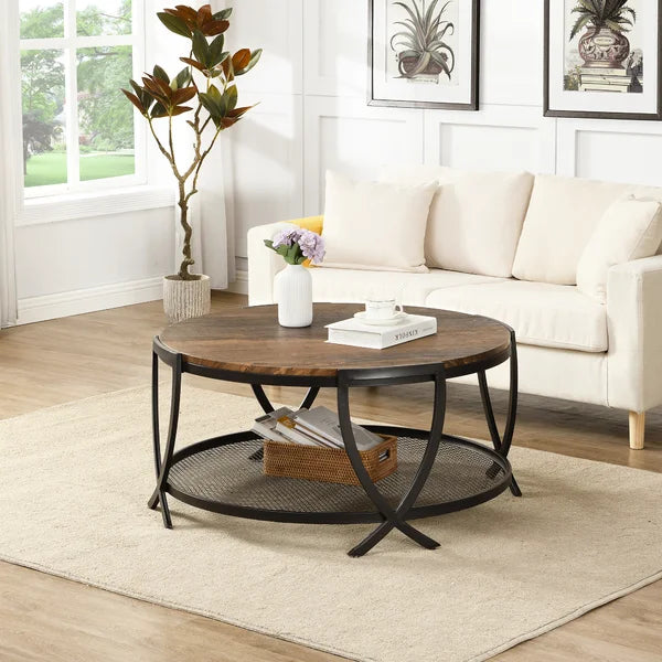 Lipinski Cross Legs Coffee Table with Storage