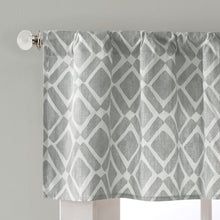 Load image into Gallery viewer, Lippert Print Light-Filtering Window Valance (Set of 4) Grey- 21AH

