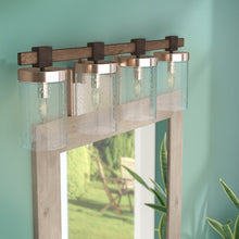 Load image into Gallery viewer, Stone Gray/Brushed Nickel Lipson 4-Light Vanity Light (SB1431)
