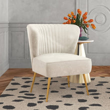 Load image into Gallery viewer, Lisette 26&#39;&#39; Wide Tufted Velvet Side Chair
