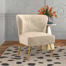 Load image into Gallery viewer, Lisette 26&#39;&#39; Wide Tufted Velvet Side Chair
