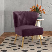 Load image into Gallery viewer, Lisette 26&#39;&#39; Wide Tufted Velvet Side Chair
