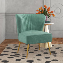 Load image into Gallery viewer, Lisette 26&#39;&#39; Wide Tufted Velvet Side Chair

