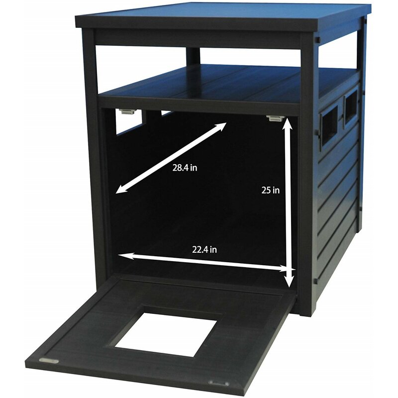 Littell Ecoflex Enclosed Litter Box Enclosure Salvage & Co Fishers