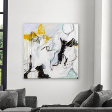 Load image into Gallery viewer, 30&quot; H x 30&quot; W x 1.5&quot; D Little Black Dress by Patricia Schwimmer - Painting on Canvas
