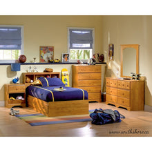 Load image into Gallery viewer, Country Pine Little Treasures Twin Bookcase Headboard 5108RR
