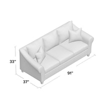 Load image into Gallery viewer, Litzy 91&quot; Rolled Arm Sofa SB2144
