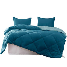 Load image into Gallery viewer, King Comforter + 2 Shams Sea Turtle Teal/Caribbean Blue Lizette Comforter Set
