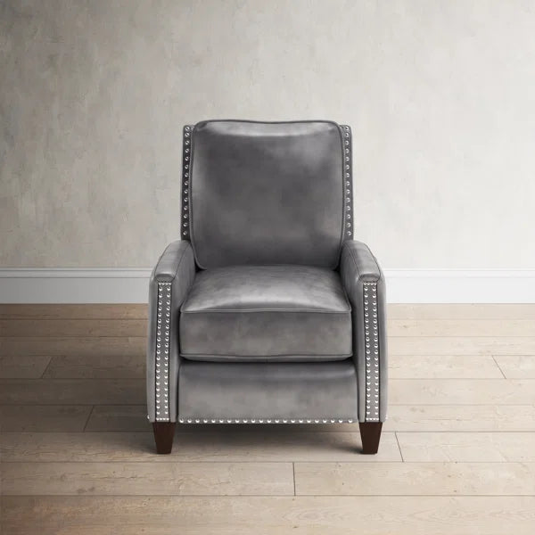 Llewellyn 31'' Wide Genuine Leather Manual Standard Recliner