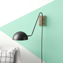 Load image into Gallery viewer, Loah 1 - Light Plug-In Matte Armed Sconce
