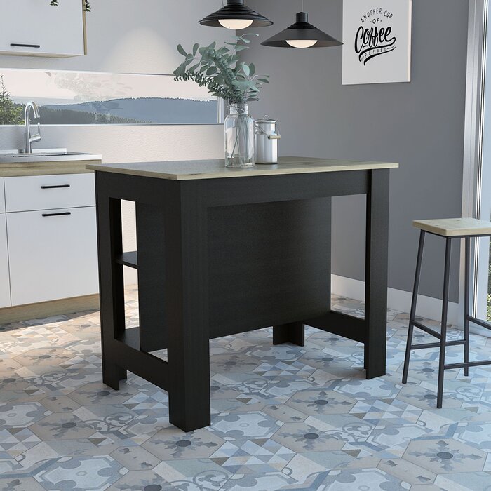 Amaretto/Espresso Lockard Kitchen Island (LW212)
