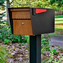 Load image into Gallery viewer, Locking Post Mounted Mailbox
