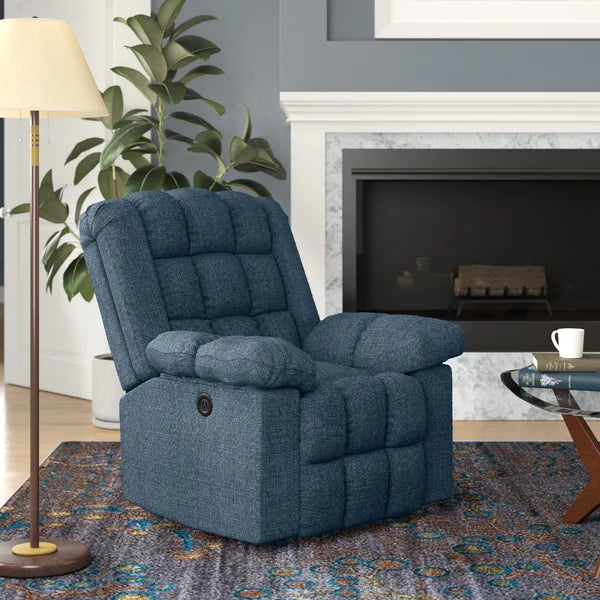 Locksley 37'' Wide Chenille Power Standard Recliner