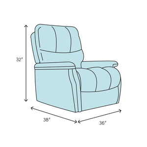 Logan 36'' Wide Power Standard Recliner