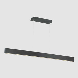 44" Black Logemann 1-Light Kitchen Island Linear LED Pendant