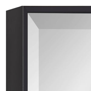 36.75" x 24.75" Black Logsdon Traditional Beveled Accent Mirror MRM2145