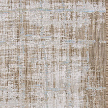 Load image into Gallery viewer, Lolley Abstract Indoor / Outdoor Area Rug in Light Brown/Ivory 3&#39;3&quot; x 5&#39;6&quot;

