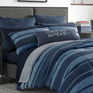 Longpoint 100% Cotton Comforter Set,  Full/Queen