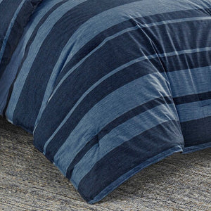 Longpoint 100% Cotton Comforter Set,  Full/Queen