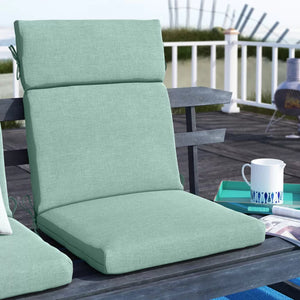 1 - Piece Outdoor Seat/Back Cushion 21'' W x 20'' D