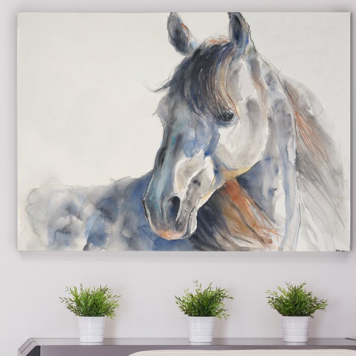 Looking Back - Wrapped Canvas Painting Print 12