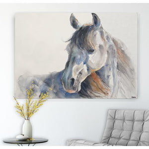 Looking Back - Wrapped Canvas Painting Print 12" H x 18" W x 1.5" D Size #1053HW
