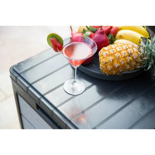 Load image into Gallery viewer, Loon Peak® Cheul 30 Gallons Gallon Water Resistant Lockable Deck Box in Gray/Black
