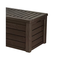 Load image into Gallery viewer, Brown Ianis 150 Gallons Gallon Water Resistant Lockable Deck Box
