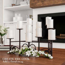 Load image into Gallery viewer, Lorelle 13.8&quot; Metal Fireplace Candelabra Holder
