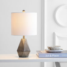 Load image into Gallery viewer, Lorine 18&quot; Dark Gray Table Lamp

