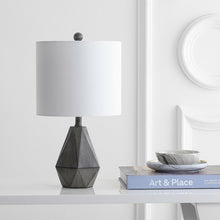 Load image into Gallery viewer, Lorine 18&quot; Dark Gray Table Lamp
