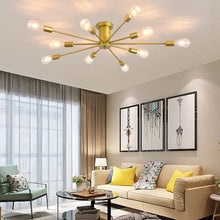 Load image into Gallery viewer, Lorise 10 - Light Dimmable Sputnik Sphere Chandelier
