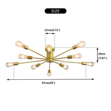 Load image into Gallery viewer, Lorise 10 - Light Dimmable Sputnik Sphere Chandelier
