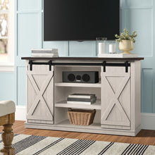 Load image into Gallery viewer, Cream/Espresso Lorraine TV Stand for TVs up to 54"
