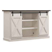 Load image into Gallery viewer, Cream/Espresso Lorraine TV Stand for TVs up to 54"
