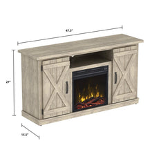 Load image into Gallery viewer, Ashland Pine Lorraine TV Stand for TVs up to 55&quot; with Electric Fireplace Included MRM209
