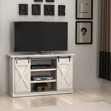 Load image into Gallery viewer, Sargent Oak/Whitewashed Gray Lorraine TV Stand for TVs up to 60&quot; (SB1385)
