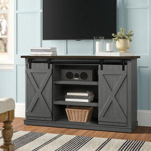 Antique Gray Lorraine TV Stand for TVs up to 60"