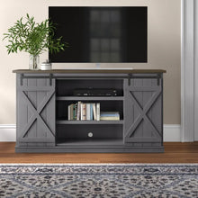 Load image into Gallery viewer, Antique Gray Lorraine TV Stand for TVs up to 70&quot;
