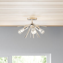 Load image into Gallery viewer, Louella 3 - Light 17&#39;&#39; Sputnik Sphere Semi Flush Mount 2647AH
