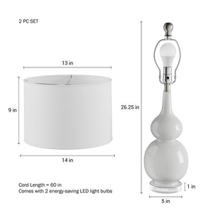Lowrie 26" Table Lamp Set (Set of 2) 4220RR