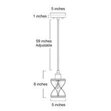 Load image into Gallery viewer, Luca 1 - Light Unique Geometric Pendant
