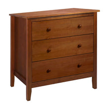 Load image into Gallery viewer, Luciana 3 - Drawer Solid Wood Bachelor&#39;s Chest in Brown (SB1295)
