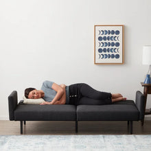Load image into Gallery viewer, Lucid Comfort 74&#39;&#39; Upholstered Sleeper Sofa

